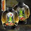 Pittsburgh Steelers Grinch Snow Hoodie 3D 0
