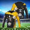 Pittsburgh Steelers Hip Hop Skull 3D Hoodie Zip Hoodie, Nfl 3D All Over Print Hoodie Zip Hoodie Pittsburgh Steelers Hip Hop Skull 3D Hoodie Zip Hoodie NFL 3D All Over Print Hoodie Zip Hoodie 1