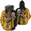 Pittsburgh Steelers Hoodie 3D Mascot Design Gift for Fans 0