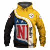 Pittsburgh Steelers Hoodie 3D Pullover Zip Hoodie Nfl for Fans 0