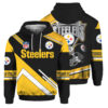Pittsburgh Steelers Hoodie Cute Long Sleeve Zip Hoodie Gifts for Fans Pittsburgh Steelers Hoodie Cute Long Sleeve Zip Hoodie Gifts for Fans 0