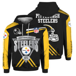 Pittsburgh Steelers Hoodie Cute Long Sleeve Zip Hoodie New Design 0