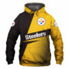 Pittsburgh Steelers Hoodie Long Sleeve Zip Hoodie for Fan 0