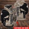 Pittsburgh Steelers Nfl Camo 3D Hoodie Personalized Customize 3D Printed Pull Over Hoodie, Zip Up Hoodie Pittsburgh Steelers NFL Camo 3D Hoodie Personalized Customize 3D Printed Pull Over Hoodie Zip Up Hoodie 1