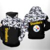 Pittsburgh Steelers Nfl Camo Veteran Team 3D All Over Print Zip Up Hoodie Option Pittsburgh Steelers NFL Camo Veteran Team 3D All Over Print Zip up Hoodie Option 1