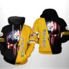 Pittsburgh Steelers Nfl Us Flag Skull Team 3D All Over Print Zip Up Hoodie Option Pittsburgh Steelers NFL US Flag Skull Team 3D All Over Print Zip up Hoodie Option 1