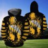 Pittsburgh Steelers Skull Hand 3D Hoodie Zip Hoodie NFL 3D All Over Print Hoodie Zip Hoodie 1