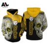Pittsburgh Steelers Skull Sugar 3D Hoodie NFL Football Apparel for Men and Women Perfect for Christmas and Halloween Gift 1