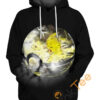 Pokeball And Pikachu Hoodie 3D 0
