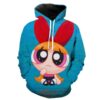 Powerpuff Girls Blossom Cute Blossom Cartoon Hoodie 3D Powerpuff Girls Blossom Cute Blossom Cartoon Hoodie 3D 0
