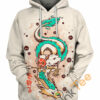Princess Mononoke And Dragon Haku Hoodie 3D Princess Mononoke And Dragon Haku Hoodie 3D 0