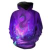 Purple Dragon Fantasys And Hoodie 3D 0