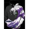 Purple Drank Koolaid Wave Funnys Hoodie 3D Purple Drank Koolaid Wave Funnys Hoodie 3D 0