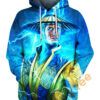 Raiden Mortal Kombat Sport All Over Print Hoodie 3D 0