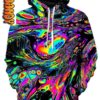 Rainbow Magma Unisex 3D Hoodie 0