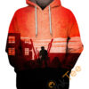 Red Battle Hoodie 3D Red Battle Hoodie 3D 0
