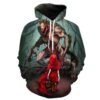 Red Riding Hood And Wolf Printed Hoodie 3D Red Riding Hood And Wolf Printed Hoodie 3D 0