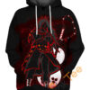 Red Uchiha Madara Hoodie 3D Red Uchiha Madara Hoodie 3D 0