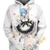 Rem Maid Hoodie 3D 0