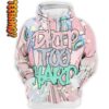 Retro Easter Drip Too Hard 3D Hoodie 0
