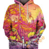 Rick And Morty Trippy Hoodie 3D 0