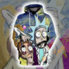 Rick And Morty Van Gogh Hoodie 3d 0