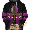 Roronoa Zoro Cross Hoodie 3D Roronoa Zoro Cross Hoodie 3D 0
