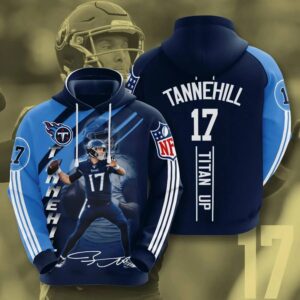 Ryan Tannehill Tennessee Titans NFL 3D All Over Print Zip up Hoodie Option 1