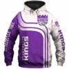 Sacramento Kings Hoodie 3D Zip Hoodie for Fans 0