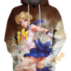 Sailor Uranus Hoodie 3D 0