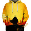 Saitama Orange Negative Space Hoodie 3D Saitama Orange Negative Space Hoodie 3D 0