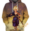 Samurai Son Gohan Hoodie 3D Samurai Son Gohan Hoodie 3D 0