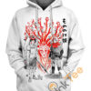 San And Ashitaka Sumie Hoodie 3D San And Ashitaka Sumie Hoodie 3D 0
