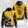 San Diego Padres Hoodie 3D Zip Hoodie Flame Balls Graphic Gifts for Fans San Diego Padres Hoodie 3D Zip Hoodie Flame Balls Graphic Gifts for Fans 0