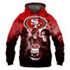 San Francisco 49Ers Hoodie 3D Halloween Horror Night Gift for Fans 0