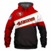 San Francisco 49Ers Hoodie 3D Zip Hoodie San Francisco 49Ers Hoodie 3D Zip Hoodie 0