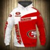 San Francisco 49Ers Hoodie 3D Zip Hoodie Pullover Gift for Fans San Francisco 49Ers Hoodie 3D Zip Hoodie Pullover Gift for Fans 0