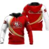 San Francisco 49Ers Hoodie Curve Graphic Gifts for Fans 0