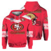 San Francisco 49Ers Hoodie Cute Long Sleeve Zip Hoodie for Fans 0