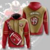 San Francisco 49Ers Hoodie Flame Balls Graphic Gift for Fans 0