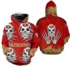 San Francisco 49Ers Hoodie Skull for Halloween Graphic 0