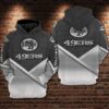 San Francisco 49Ers Nfl Football Gray 3D All Over Printed Hoodie, Zip Up Hoodie San Francisco 49Ers NFL Football Gray 3D All Over Printed Hoodie Zip Up Hoodie 1