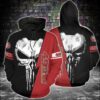 San Francisco 49ers American Football Team NFL 3D All Over Print Zip up Hoodie Option 1