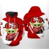 San Francisco 49Ers Nfl Baby Yoda Team 3D All Over Print Zip Up Hoodie Option San Francisco 49ers NFL Baby Yoda Team 3D All Over Print Zip up Hoodie Option 1