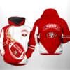 San Francisco 49Ers Nfl Classic 3D All Over Print Zip Up Hoodie Option San Francisco 49ers NFL Classic 3D All Over Print Zip up Hoodie Option 1