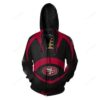 San Francisco 49Ers Nfl Football 3D All Over Print Zip Up Hoodie Option San Francisco 49ers NFL Football 3D All Over Print Zip up Hoodie Option 1