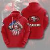 San Francisco 49Ers Nfl Hoodie 3D All Over Printed Hoodie, Zip Up Hoodie San Francisco 49ers NFL Hoodie 3D All Over Printed Hoodie Zip Up Hoodie 1