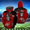 San Francisco 49Ers Nfl Skull 3D All Over Print Zip Up Hoodie Option San Francisco 49ers NFL Skull 3D All Over Print Zip up Hoodie Option 1