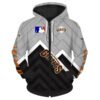 San Francisco Giants Hoodie 3D Baseball Zip Hoodie for Fans 0
