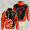 San Francisco Giants Hoodie 3D Zip Hoodie Flame Balls Graphic Gifts for Fans San Francisco Giants Hoodie 3D Zip Hoodie Flame Balls Graphic Gifts for Fans 0